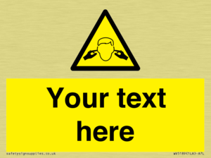 Custom Noise Hazard Sign